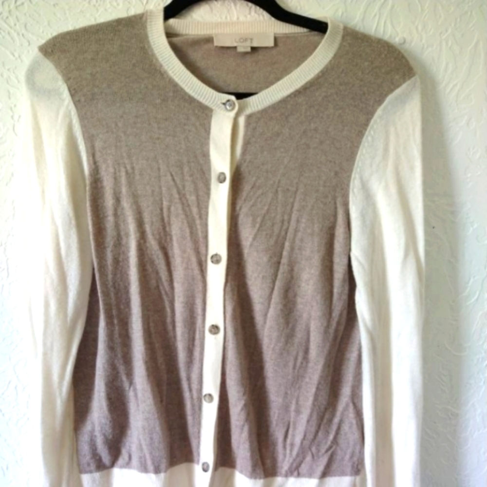 Loft Button Down Lightweight Cardigan - image 2